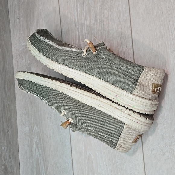 Hey Dude Mens Wally Eco Sox Algae Loafer Slip on shoes sz 12 - Picture 8 of 12